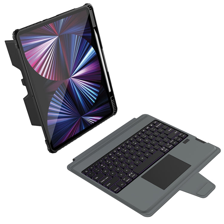 For iPad Pro 12.9 2020/2021/2022 Nillkin Bumper Combo Keyboard Case with Backlight by NILLKIN