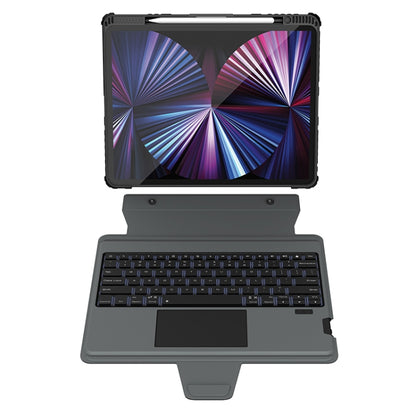 For iPad Pro 12.9 2020/2021/2022 Nillkin Bumper Combo Keyboard Case with Backlight by NILLKIN
