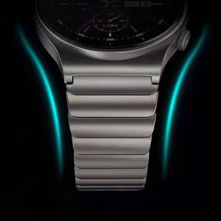 For Huawei Watch 4 / 4 Pro One Bead Stainless Steel Watch Band(Black) by bashfashion