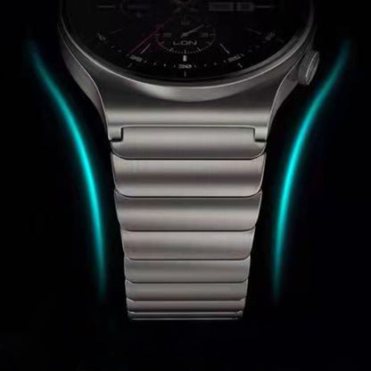 For Huawei Watch 4 / 4 Pro One Bead Stainless Steel Watch Band(Black) by bashfashion