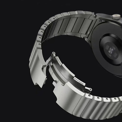 For Huawei Watch 4 / 4 Pro One Bead Stainless Steel Watch Band(Grey) by bashfashion