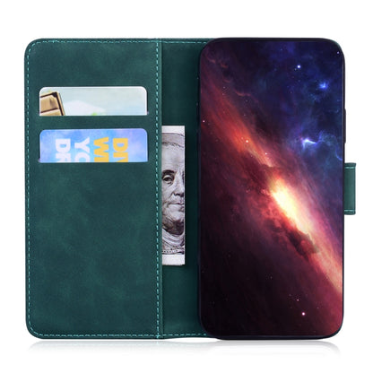 For iPhone 16e Skin Feel Pure Color Flip Leather Phone Case(Green) by bashfashion
