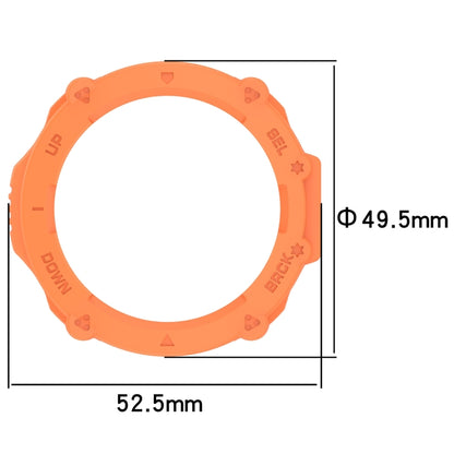 For Amazfit T-Rex Ultra Armor Hollow Watch Protective Case(Orange) by bashfashion