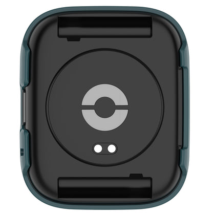 For Redmi Watch 3 Lite PC + Tempered Film Integrated Watch Protective Case(Pine Green) by bashfashion