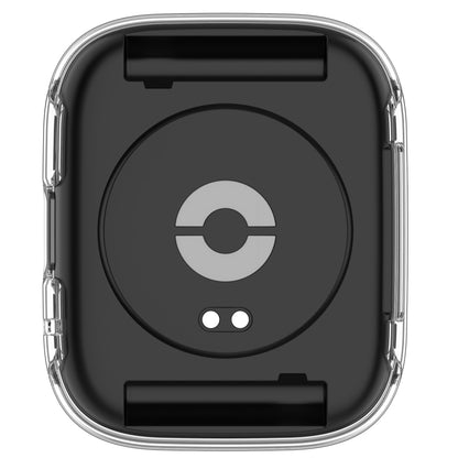 For Redmi Watch 3 Lite PC + Tempered Film Integrated Watch Protective Case(Transparent) by bashfashion