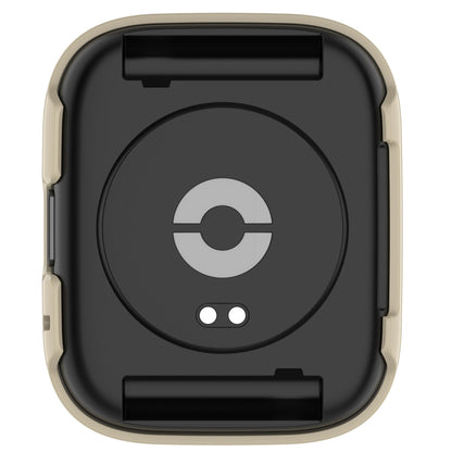 For Redmi Watch 3 Lite PC + Tempered Film Integrated Watch Protective Case(Ivory White) by bashfashion