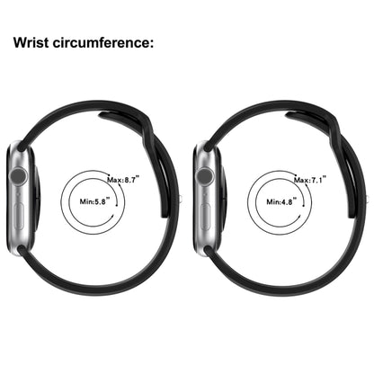 For Apple Watch Ultra 49mm Square Buckle Armor Style Silicone Watch Band(Midnight Blue) by bashfashion