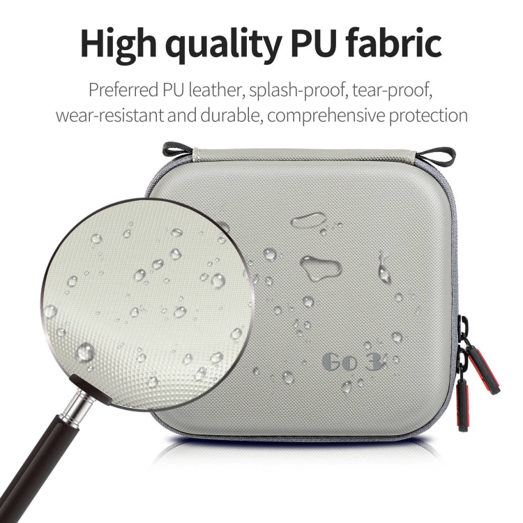 For Insta360 GO 3 / GO 3S STARTRC Portable PU Storage Box Case(Grey) by STARTRC