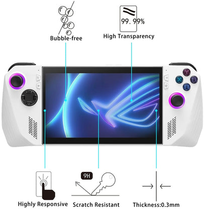For ASUS Rog Ally X 7.0 9H 0.3mm Explosion-proof Tempered Glass Film by bashfashion