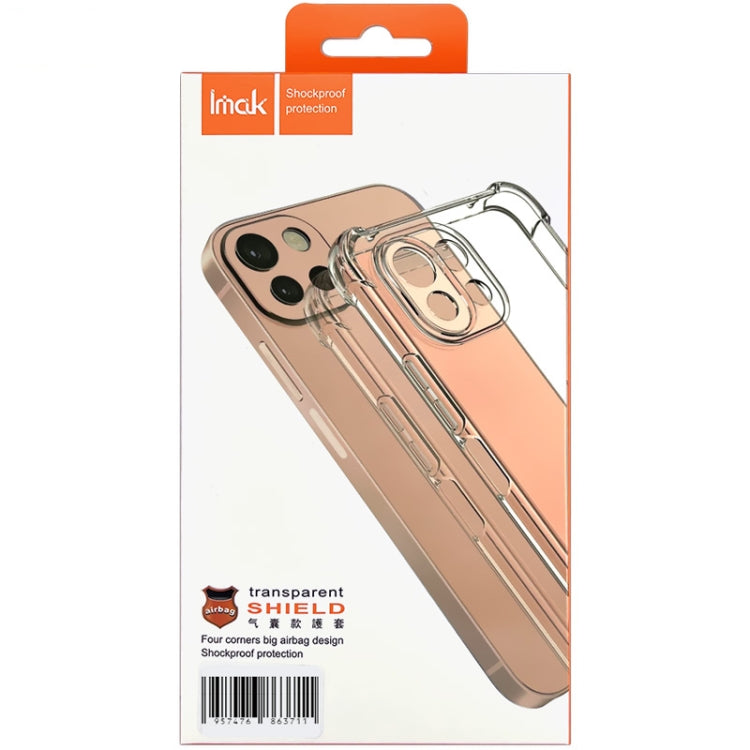 For Nothing Phone2 5G imak Shockproof Airbag TPU Phone Case(Transparent Black) by imak