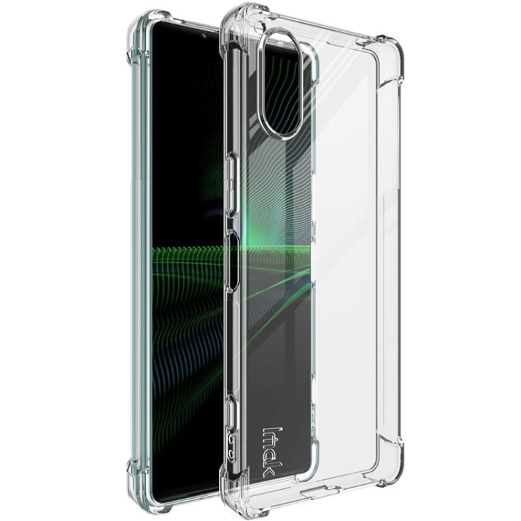 For Sony Xperia 5 V imak Shockproof Airbag TPU Phone Case(Transparent) by imak