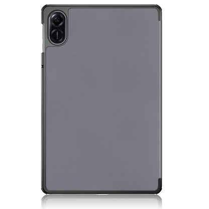 For Honor Pad X9 / X8 Pro 11.5 Custer Texture 3-Fold Holder Leather Smart Tablet Case(Grey) by bashfashion