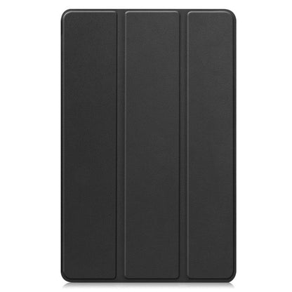 For Honor Pad X9 Pro Custer Texture 3-Fold Holder Leather Smart Tablet Case(Black) by bashfashion