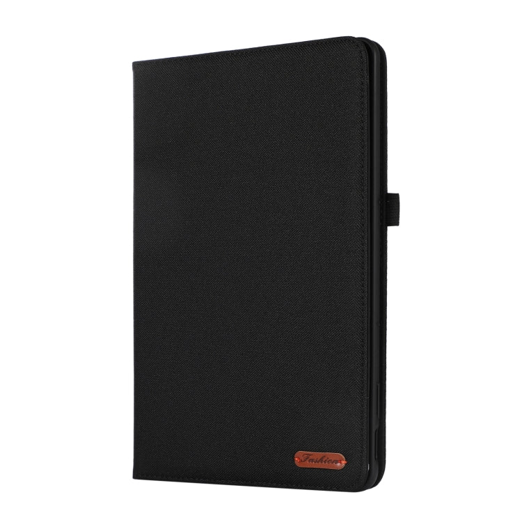 For Google Pixel Tablet Fabric Leather Tablet Case(Black) by bashfashion