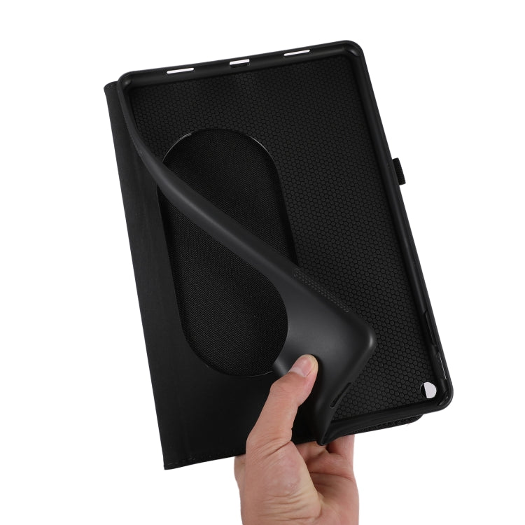 For Google Pixel Tablet Fabric Leather Tablet Case(Black) by bashfashion