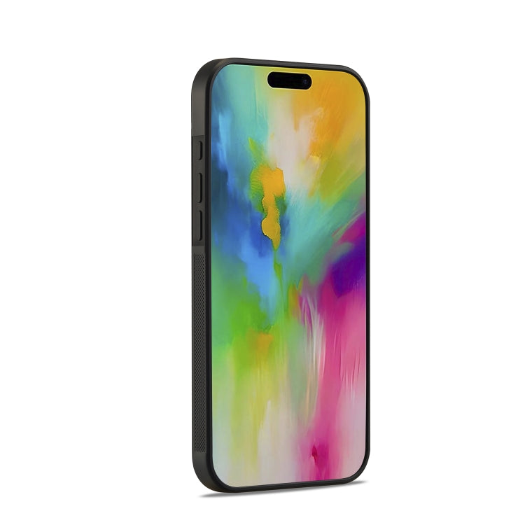 For iPhone 16 Pro Max LC.IMEEKE 3 in 1 Carbon Fiber Texture Shockproof Phone Case(Black) by LC.IMEEKE