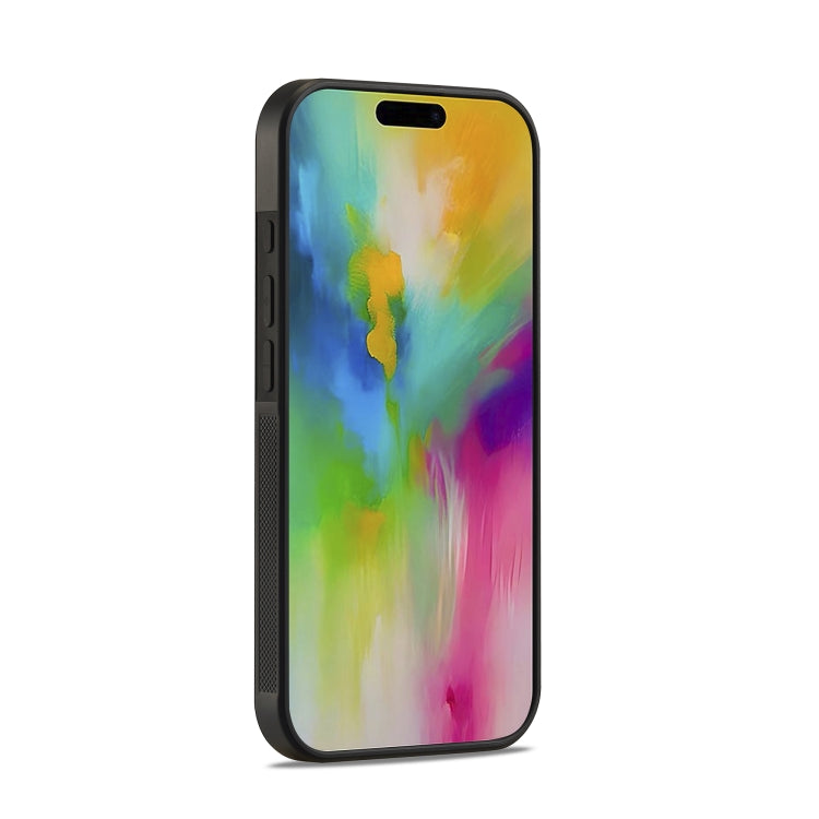 For iPhone 16 Plus LC.IMEEKE 3 in 1 Carbon Fiber Texture Shockproof Phone Case(Black) by LC.IMEEKE