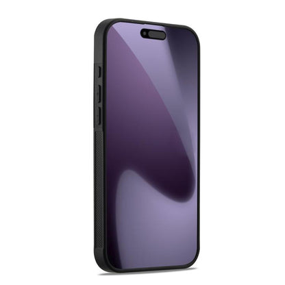 For iPhone 17 Pro LC.IMEEKE 3 in 1 Carbon Fiber Texture Shockproof Phone Case(Black) by LC.IMEEKE