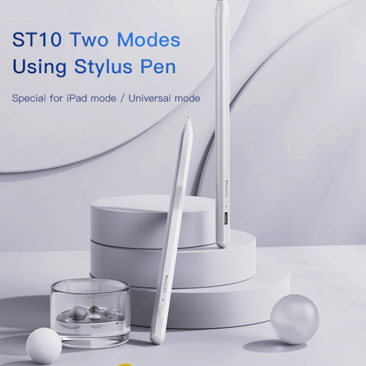 Yesido ST10 Dual Mode Active Magnetic Capacitive Stylus(White) by Yesido