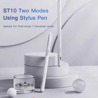 Yesido ST10 Dual Mode Active Magnetic Capacitive Stylus(White) by Yesido