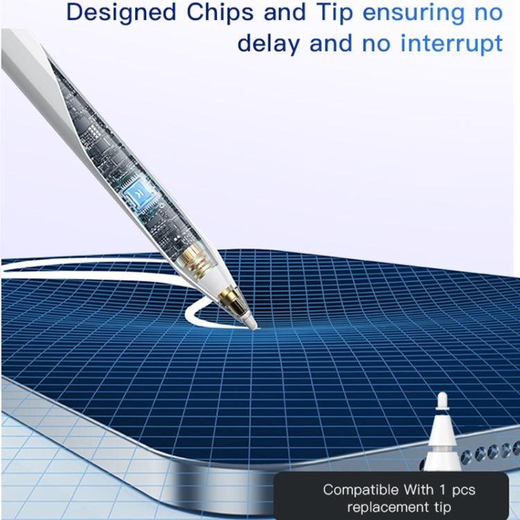 Yesido ST10 Dual Mode Active Magnetic Capacitive Stylus(White) by Yesido