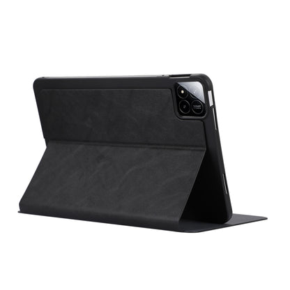 For Xiaomi Pad 7 / 7 Pro Simple Crazy Horse Leather Tablet Case(Black) by bashfashion
