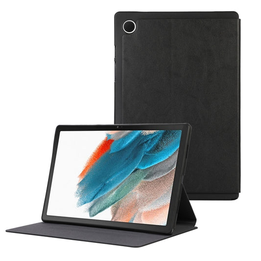 For Samsung Galaxy Tab A8 TPU Flip Tablet Protective Leather Case(Black) by bashfashion
