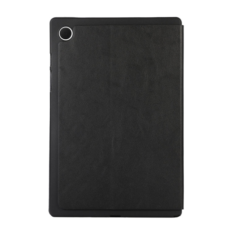 For Samsung Galaxy Tab A8 TPU Flip Tablet Protective Leather Case(Black) by bashfashion