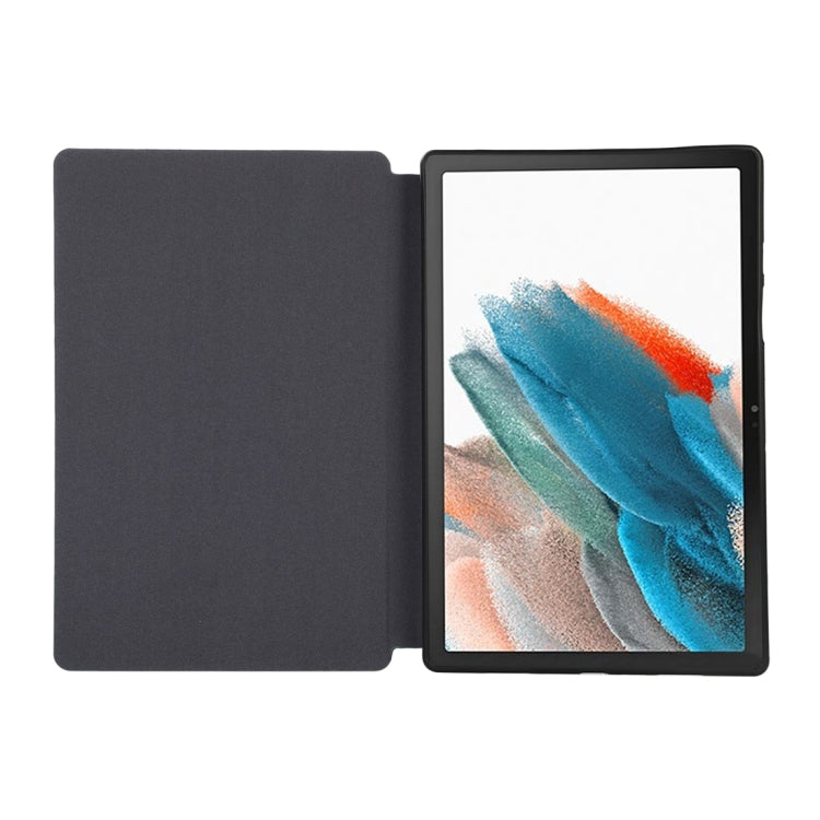 For Samsung Galaxy Tab A8 TPU Flip Tablet Protective Leather Case(Black) by bashfashion