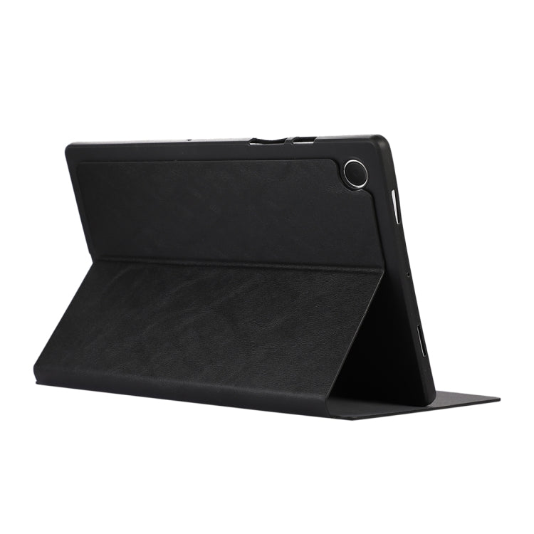 For Samsung Galaxy Tab A8 TPU Flip Tablet Protective Leather Case(Black) by bashfashion