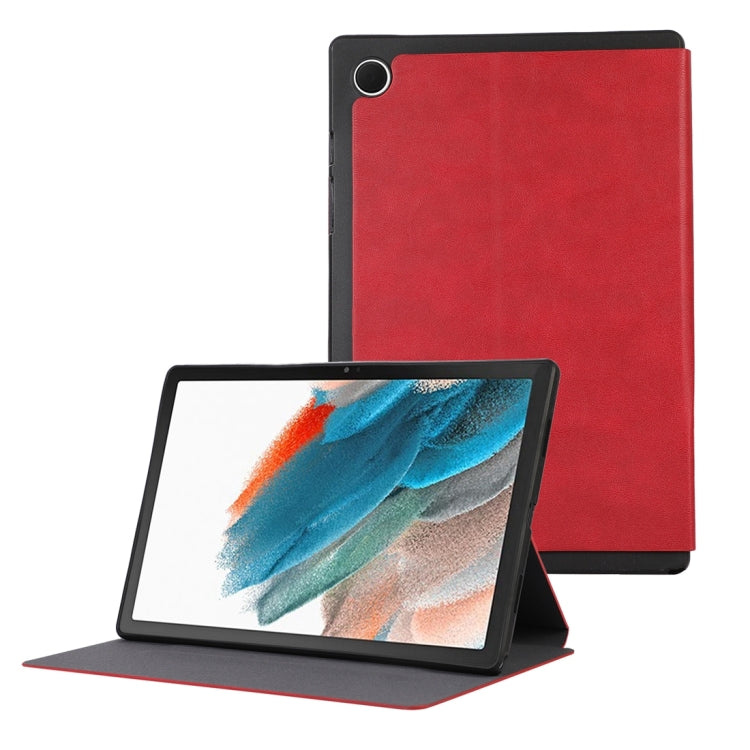 For Samsung Galaxy Tab A8 TPU Flip Tablet Protective Leather Case(Red) by bashfashion