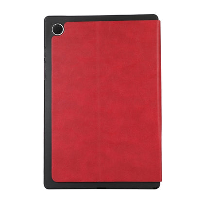 For Samsung Galaxy Tab A8 TPU Flip Tablet Protective Leather Case(Red) by bashfashion