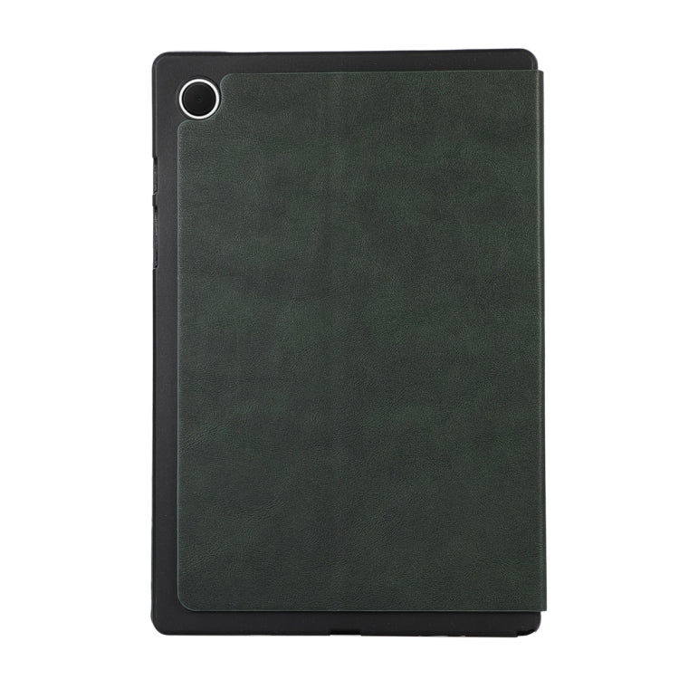 For Samsung Galaxy Tab A8 TPU Flip Tablet Protective Leather Case(Green) by bashfashion