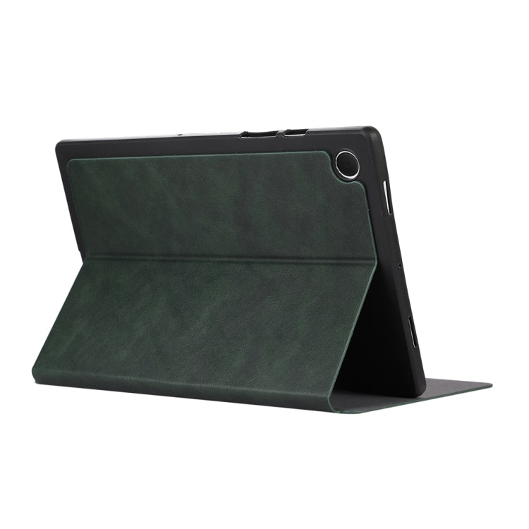 For Samsung Galaxy Tab A8 TPU Flip Tablet Protective Leather Case(Green) by bashfashion