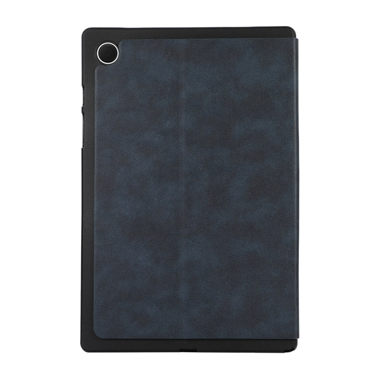 For Samsung Galaxy Tab A8 TPU Flip Tablet Protective Leather Case(Dark Blue) by bashfashion