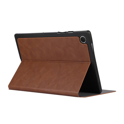 For Samsung Galaxy Tab A8 TPU Flip Tablet Protective Leather Case(Brown) by bashfashion