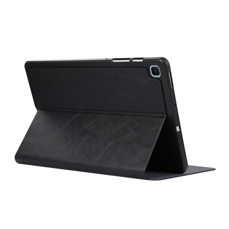 For Samsung Galaxy Tab S6 Lite P610 TPU Flip Tablet Protective Leather Case(Black) by bashfashion