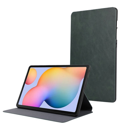 For Samsung Galaxy Tab S6 Lite P610 TPU Flip Tablet Protective Leather Case(Green) by bashfashion