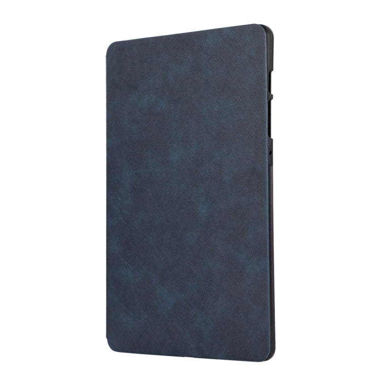 For Samsung Galaxy Tab S6 Lite P610 TPU Flip Tablet Protective Leather Case(Dark Blue) by bashfashion
