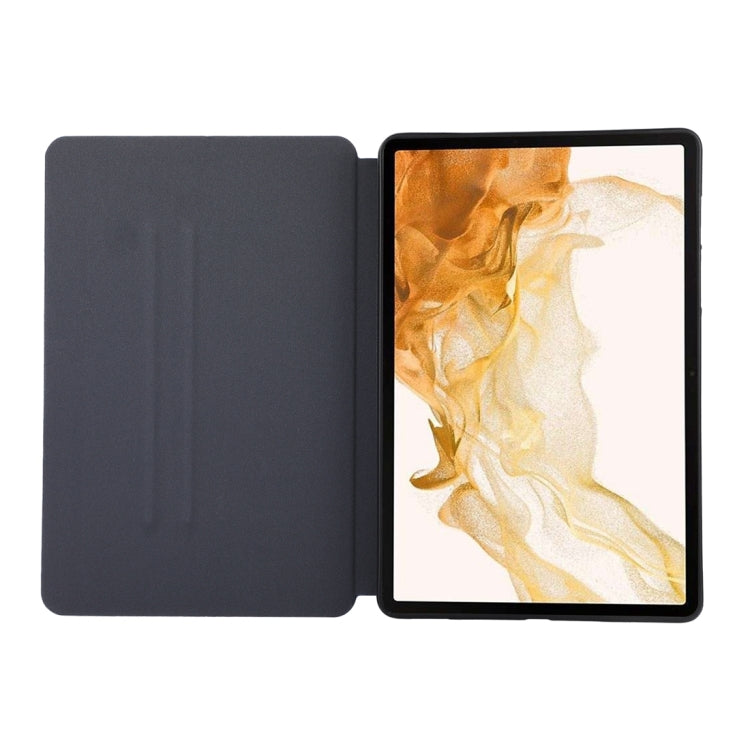 For Samsung Galaxy Tab S10 FE / S9 FE / S9 TPU Flip Tablet Protective Leather Case(Black) by bashfashion