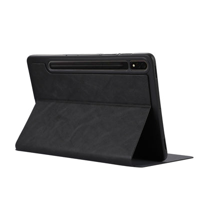 For Samsung Galaxy Tab S10 FE / S9 FE / S9 TPU Flip Tablet Protective Leather Case(Black) by bashfashion