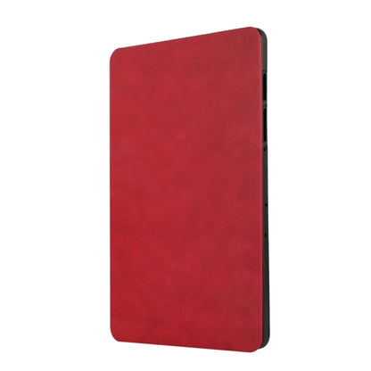 For Samsung Galaxy Tab S10 FE / S9 FE / S9 TPU Flip Tablet Protective Leather Case(Red) by bashfashion