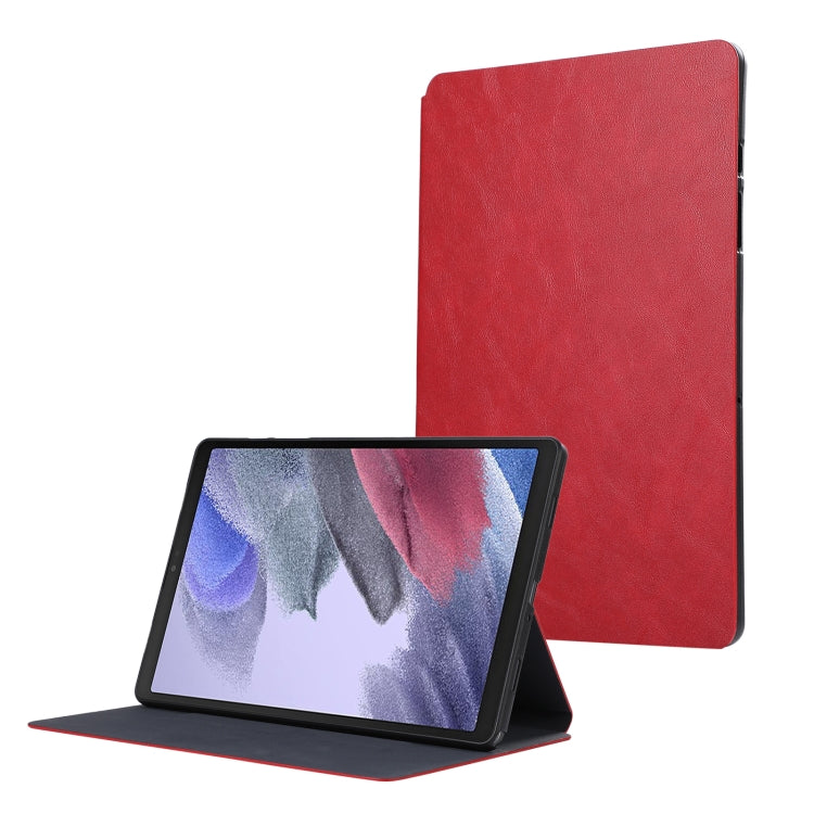 For Samsung Galaxy Tab A9+ TPU Flip Tablet Protective Leather Case(Red) by bashfashion