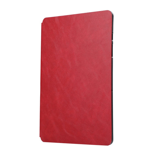 For Samsung Galaxy Tab A9+ TPU Flip Tablet Protective Leather Case(Red) by bashfashion
