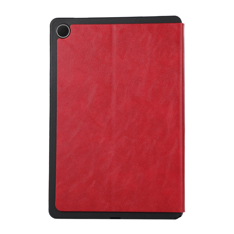 For Samsung Galaxy Tab A9+ TPU Flip Tablet Protective Leather Case(Red) by bashfashion