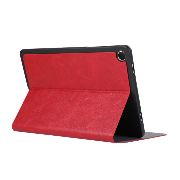 For Samsung Galaxy Tab A9+ TPU Flip Tablet Protective Leather Case(Red) by bashfashion