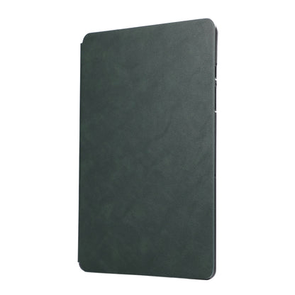 For Samsung Galaxy Tab A9+ TPU Flip Tablet Protective Leather Case(Green) by bashfashion