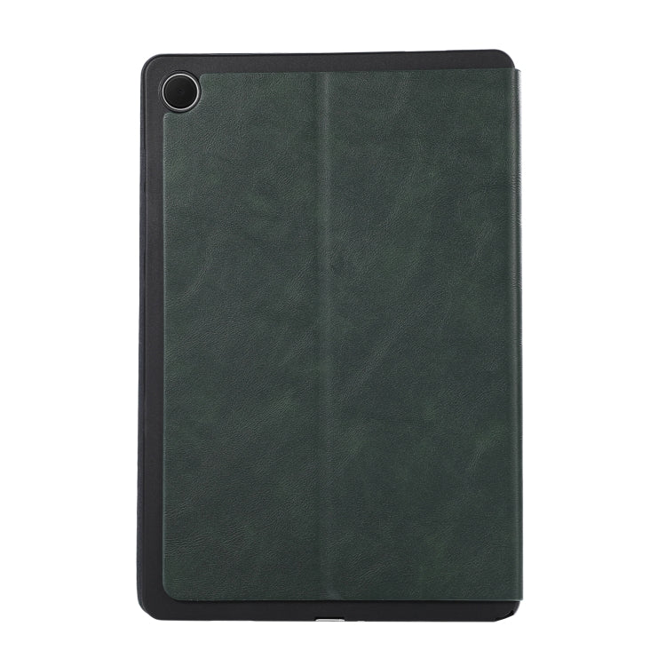 For Samsung Galaxy Tab A9+ TPU Flip Tablet Protective Leather Case(Green) by bashfashion
