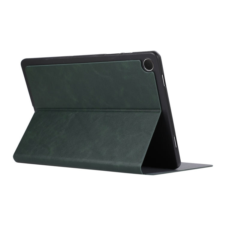 For Samsung Galaxy Tab A9+ TPU Flip Tablet Protective Leather Case(Green) by bashfashion
