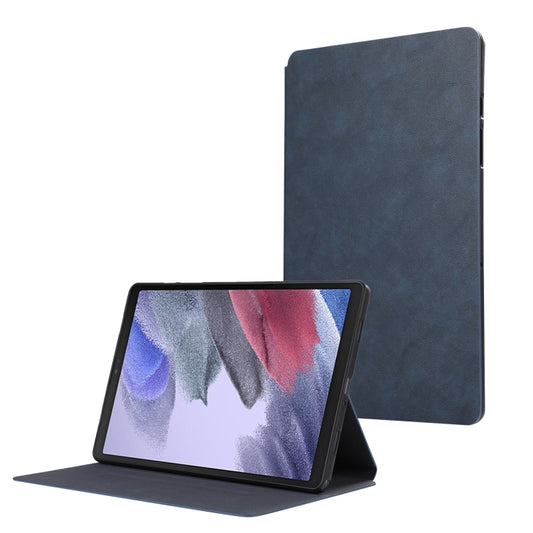 For Samsung Galaxy Tab A9+ TPU Flip Tablet Protective Leather Case(Dark Blue) by bashfashion